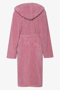 Hooded Sherpa Gown Pink (1)