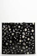 Flower Shopper Bag Black (4)
