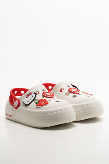 Hello Kitty Clogs White