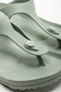 Thong Moulded Sandals Light Green (2)