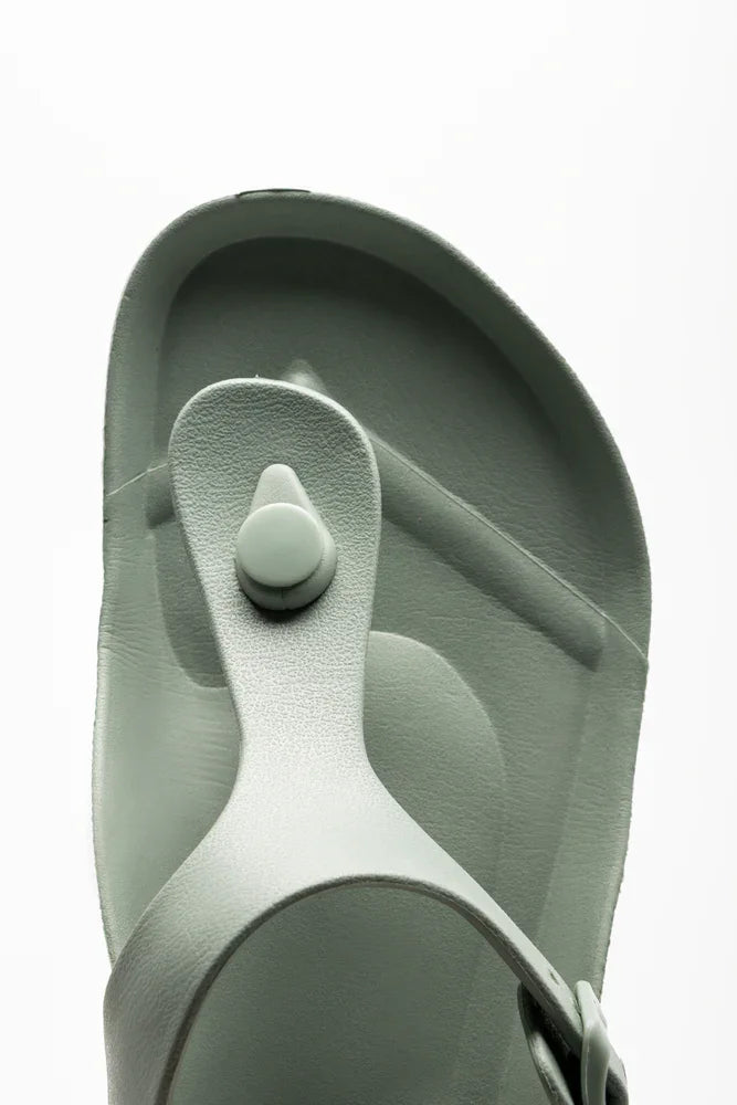 Thong Moulded Sandals Light Green (4)