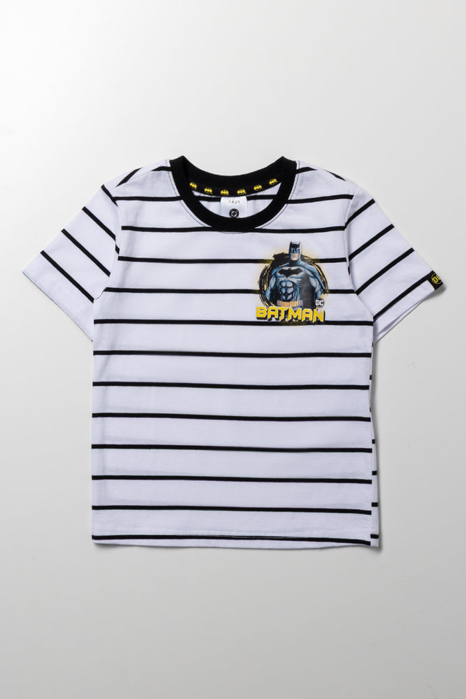 Paw Patrol Stripe T-Shirt Black And White