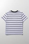 Paw Patrol Stripe T-Shirt Black And White (2)