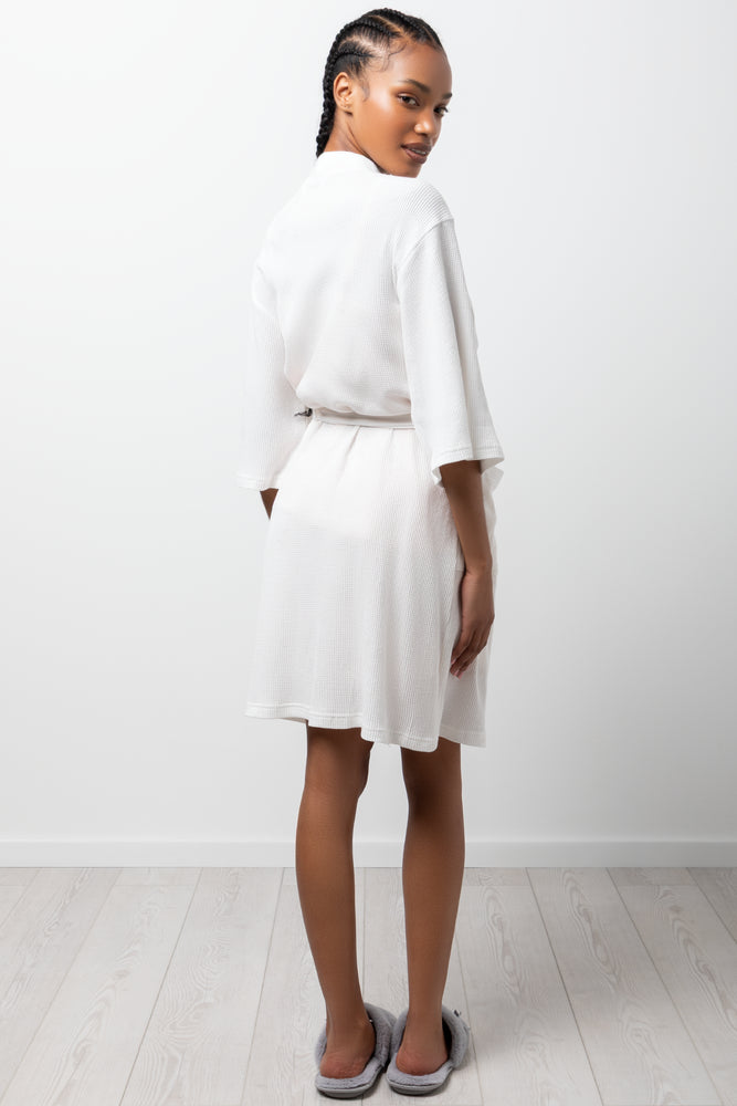 Waffle Gown White (2)