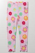 Smiley Leggings Pink