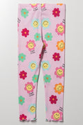 Smiley Leggings Pink (2)