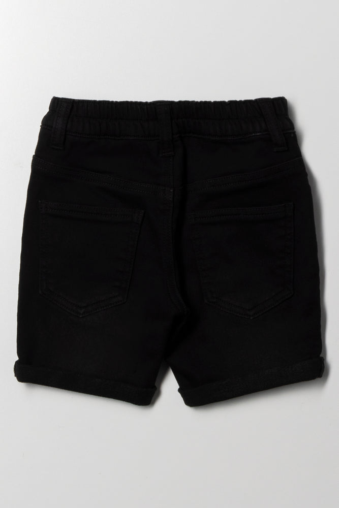Spider-Man Denim Shorts Black (3)