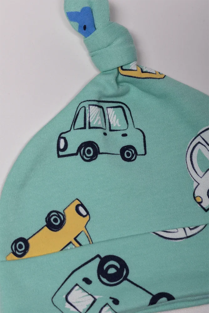Car Vest And Leggings Set Green (3)