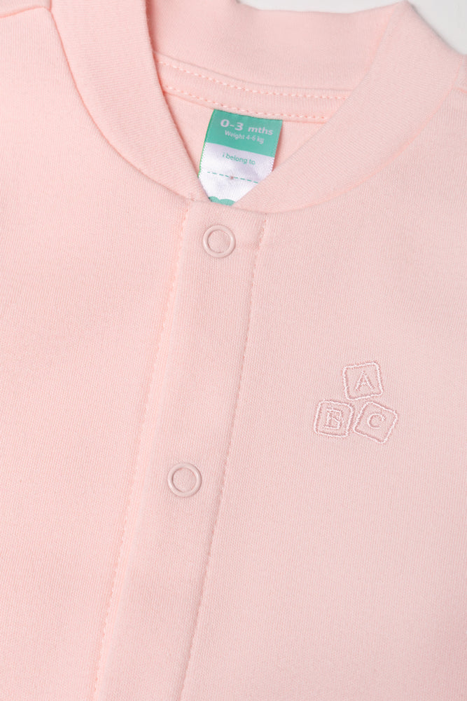 Interlock Babygrow Pink