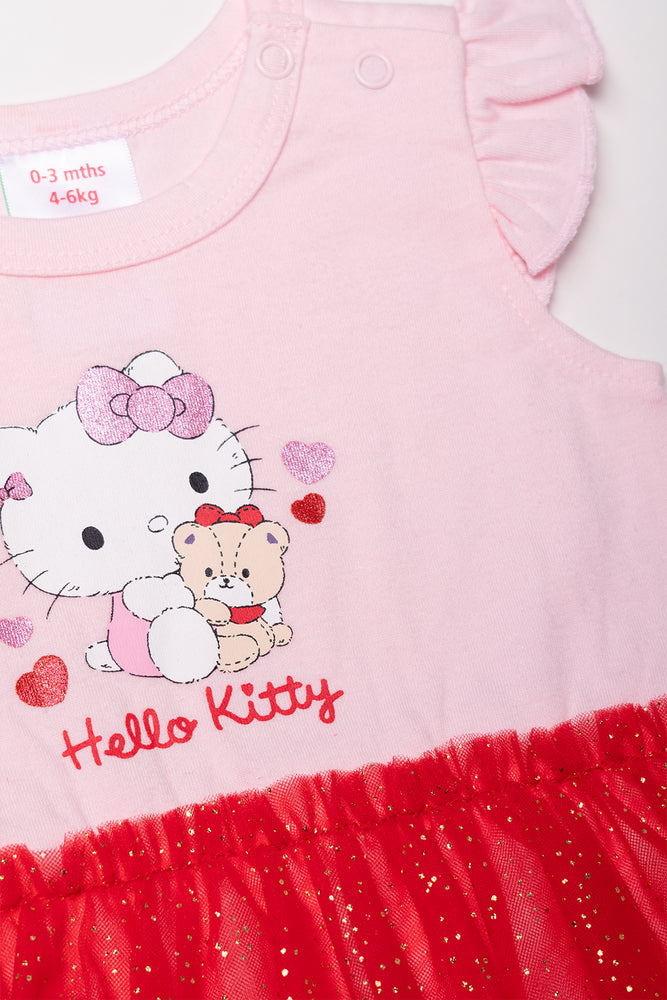 Hello Kitty Tutu Romper Set Pink