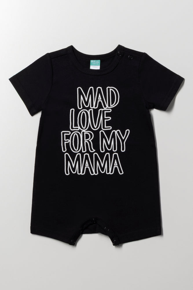 Mad Love Romper Black