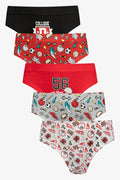 5 Pack Briefs Multicolour