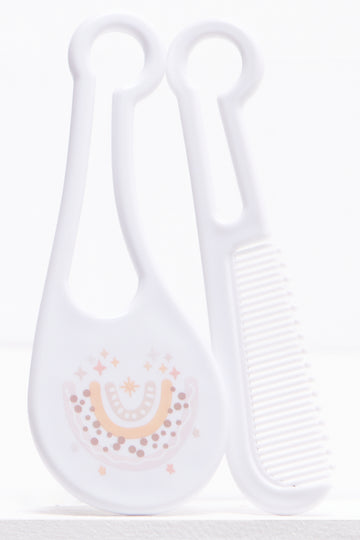 ABC 2 Piece Hair Grooming Set White