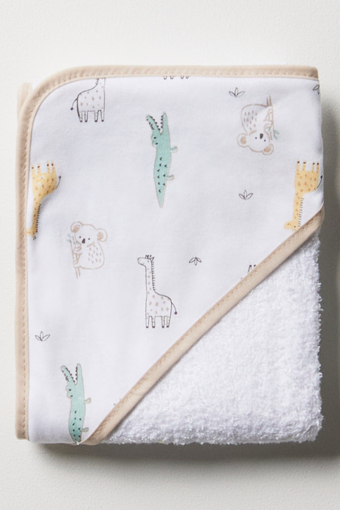 Safari Hooded Towel White