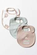 3PK BIBS MFW BEAR UNI GREEN