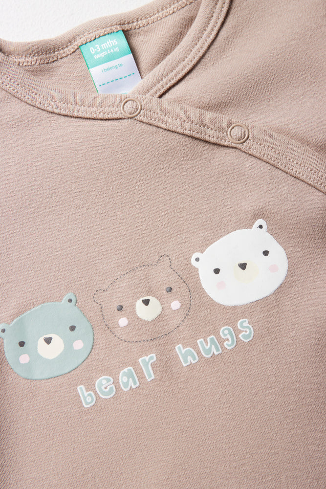 3PK LS BODYVEST BEAR UNI GREEN (1)