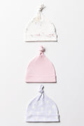 3PK HATS BUNNY GIRL PINK