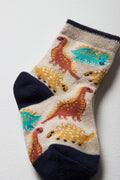 3 Pack Dinosaur Socks Multi (2)