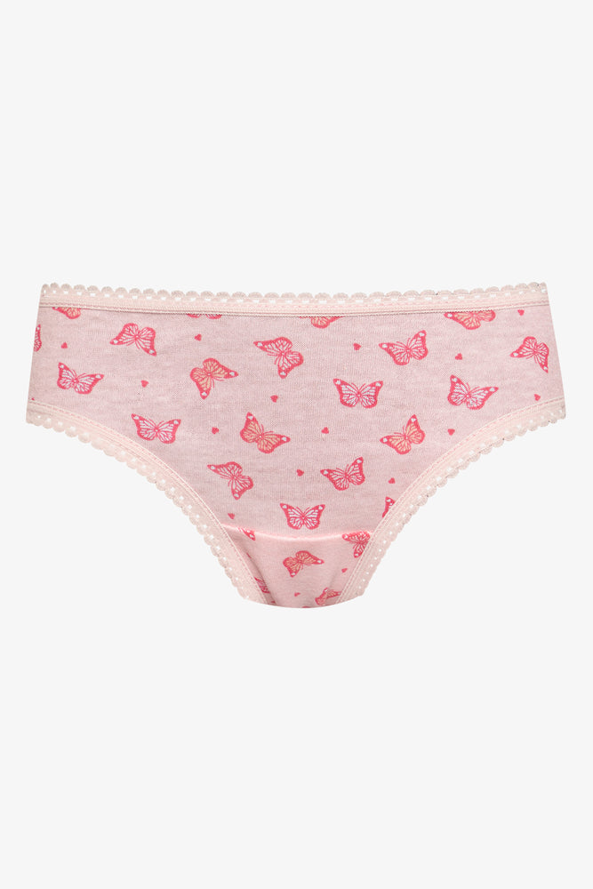 7 Pack Butterfly Bikini Panties Multi