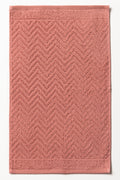 GUEST TOWEL TEXTURE - WHITHERED ROSE