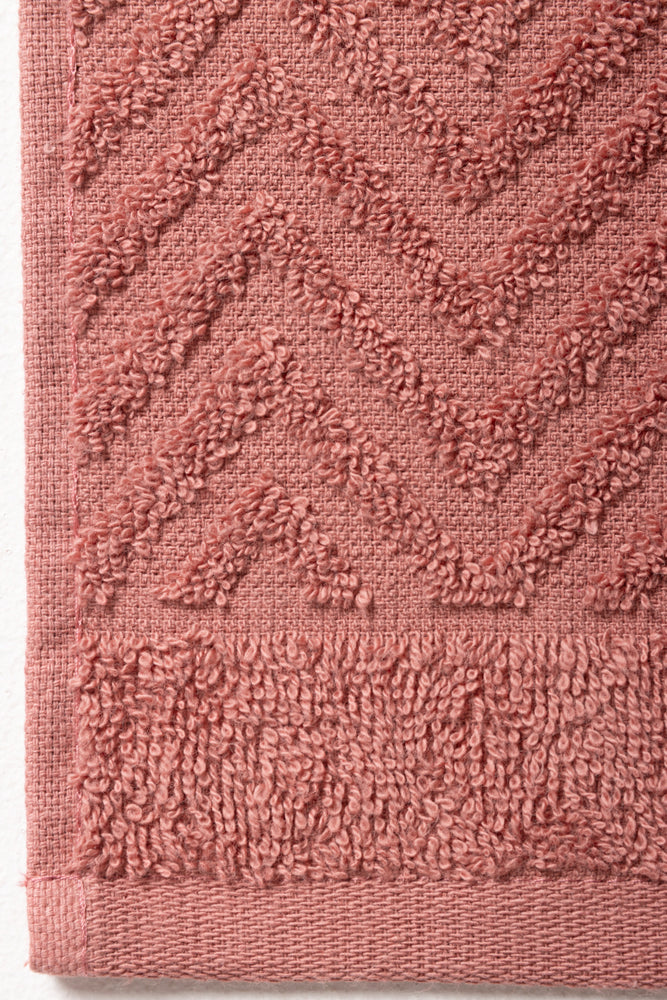 GUEST TOWEL TEXTURE - WHITHERED ROSE (1)