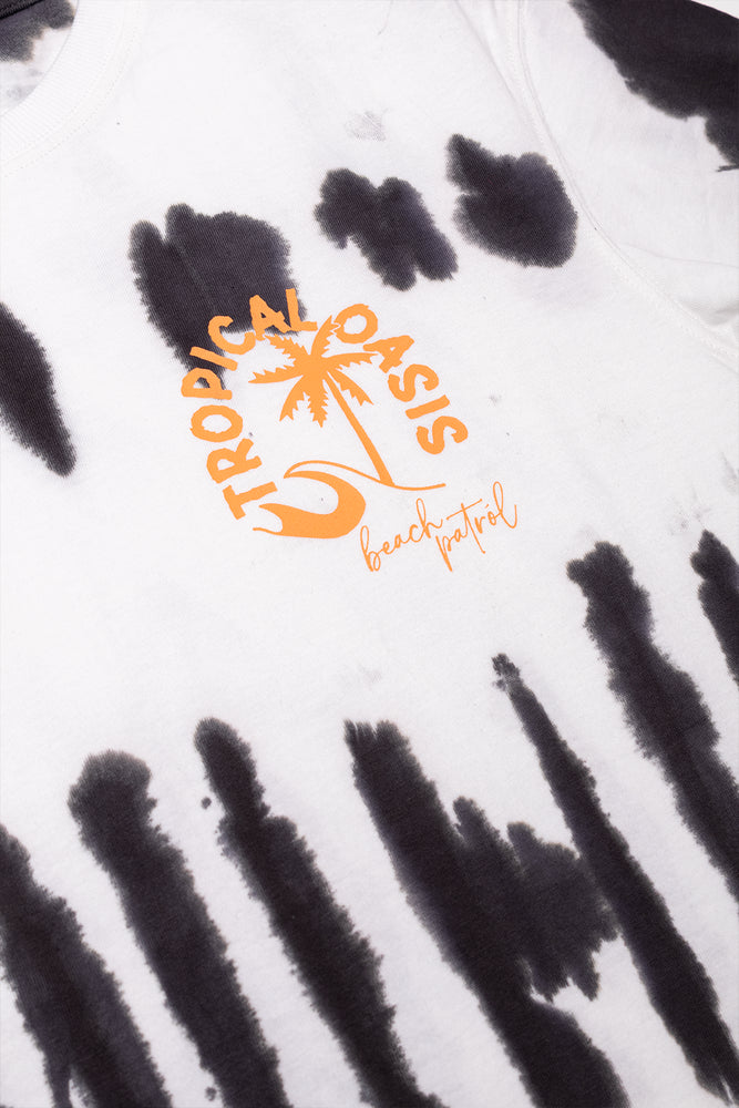 Tie Dye Short Sleeve T-Shirt White