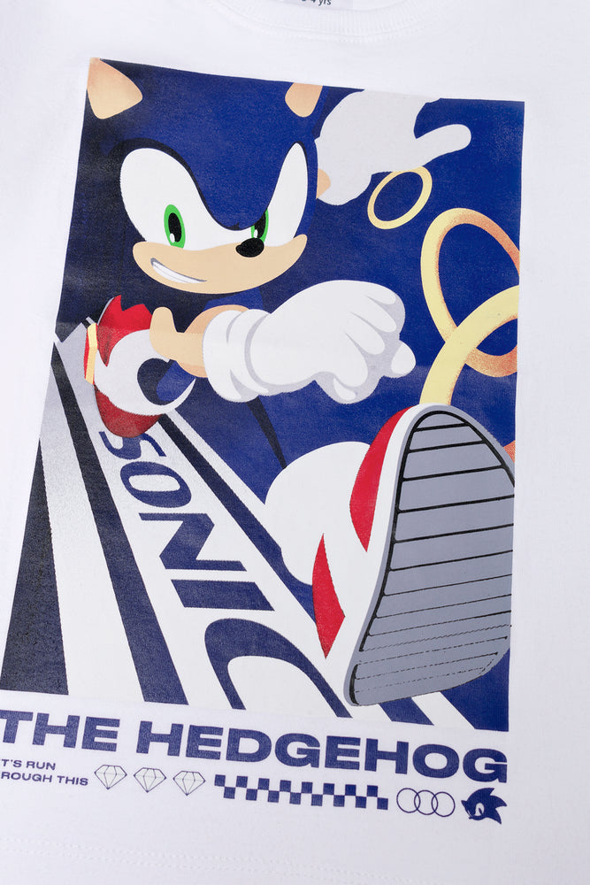 Sonic Short Sleeve T-Shirt White