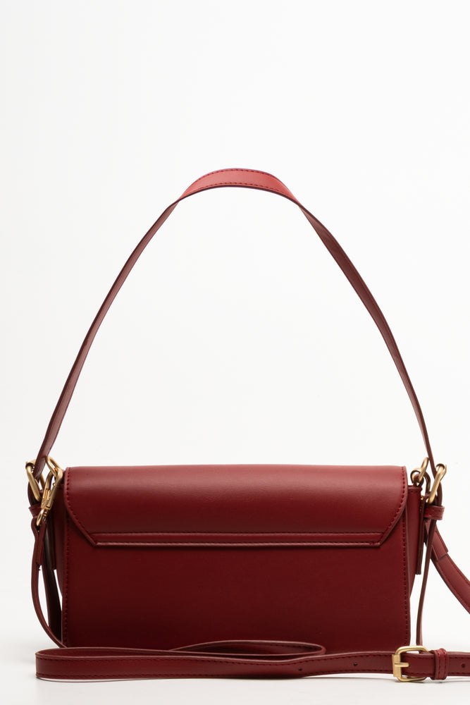 Longer Length Clutch Bag Red (2)