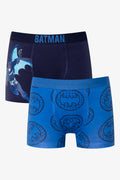 Batman 2 Pack Boxers Blue