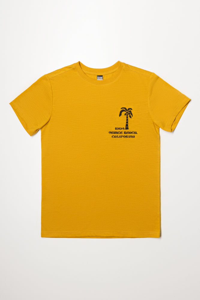 Short Sleeve T-Shirt Yellow