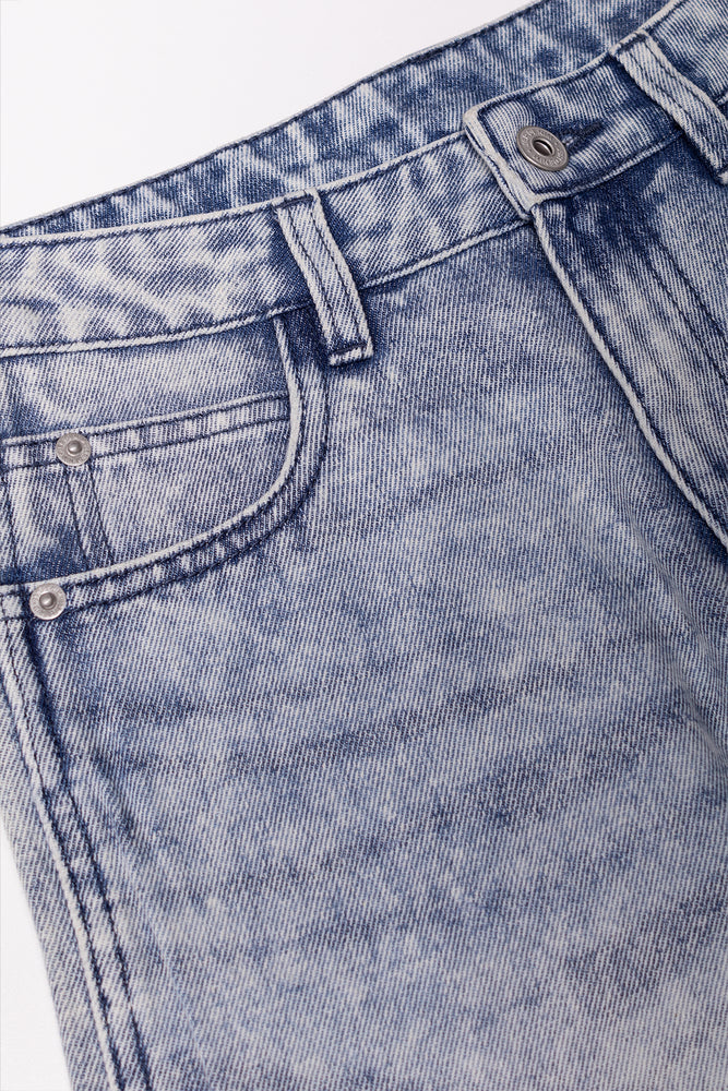 Bermuda Denim Shorts Blue