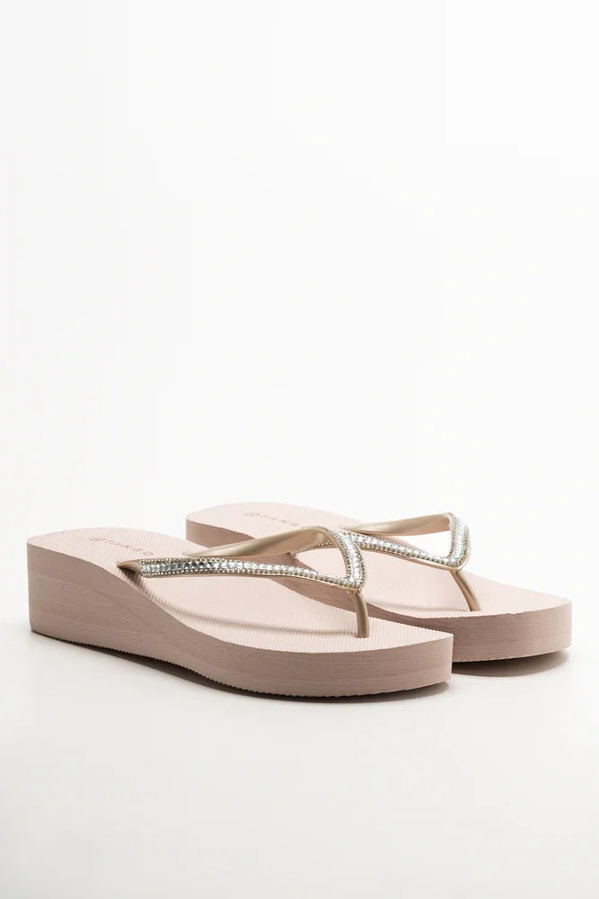 Platform Flip Flop Light Pink