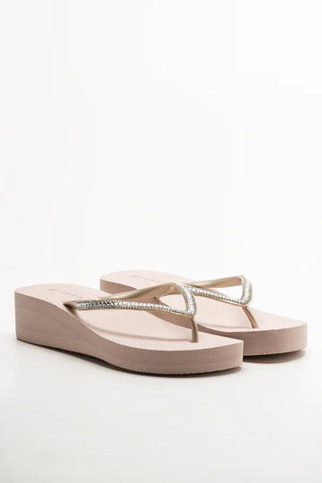 Platform Flip Flop Light Pink
