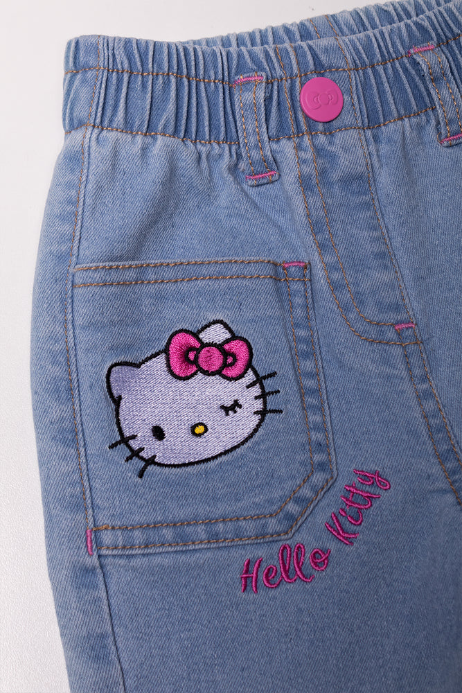 Hello Kitty Denim Jeans Blue