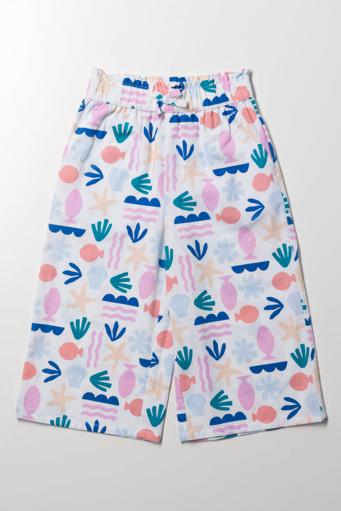 Wide Leg Pants Multicolour