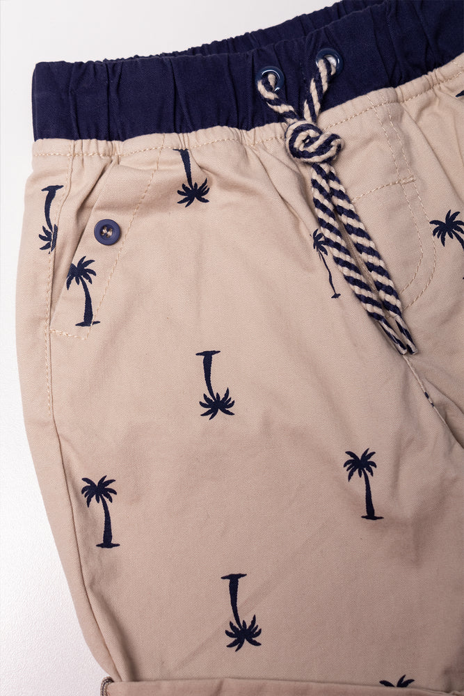 Paim Tree Shorts Natural