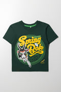 Bokkie Short Sleeve T-Shirt Dark Green