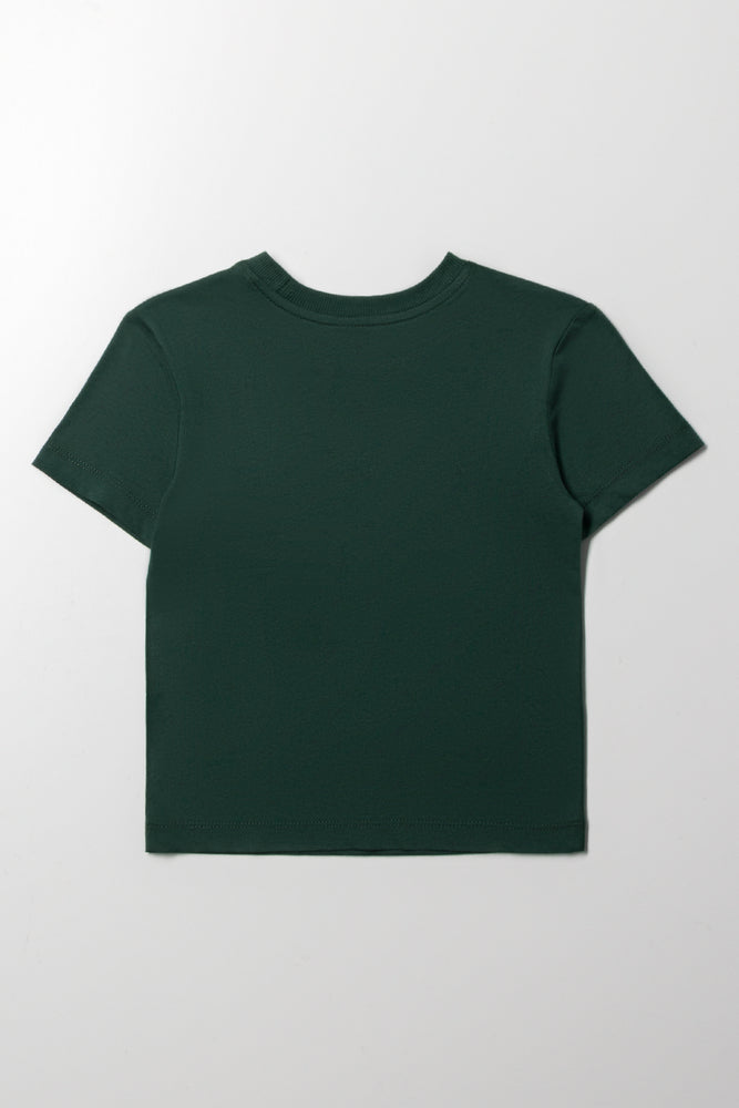 Bokkie Short Sleeve T-Shirt Dark Green (2)