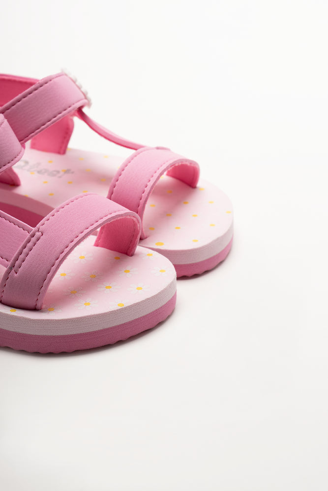 Daisy Sandals Pink (2)