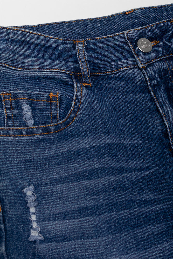 Ripped Denim Jeans Blue (1)