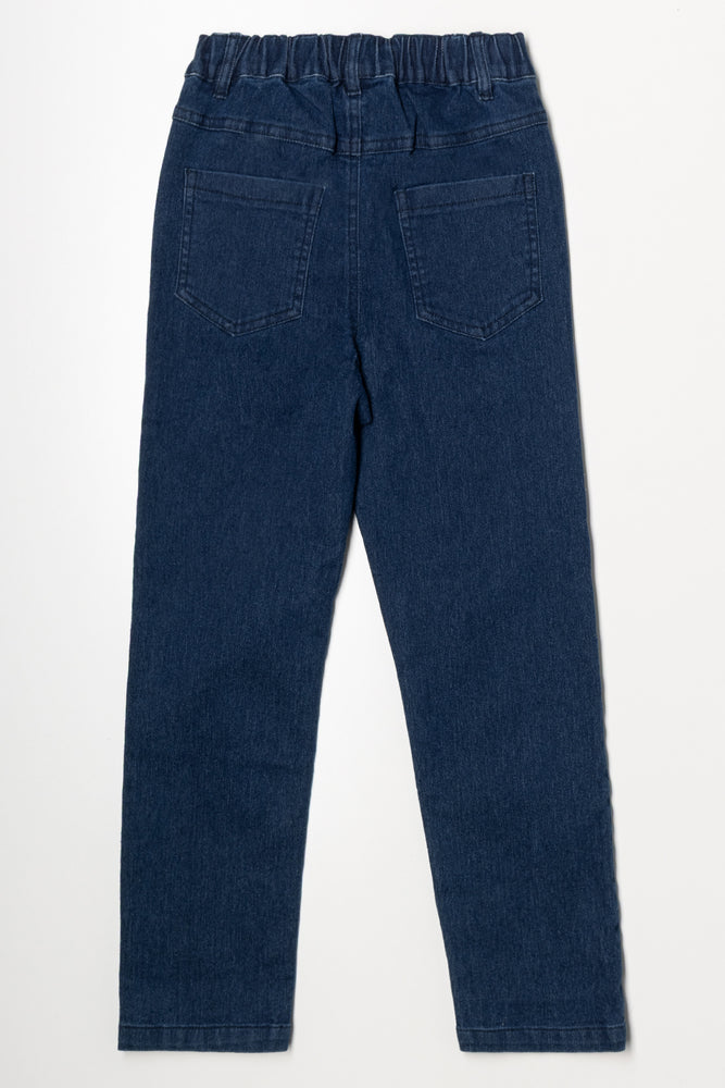 Rip And Repair Skinny Denim Jean Blue (2)