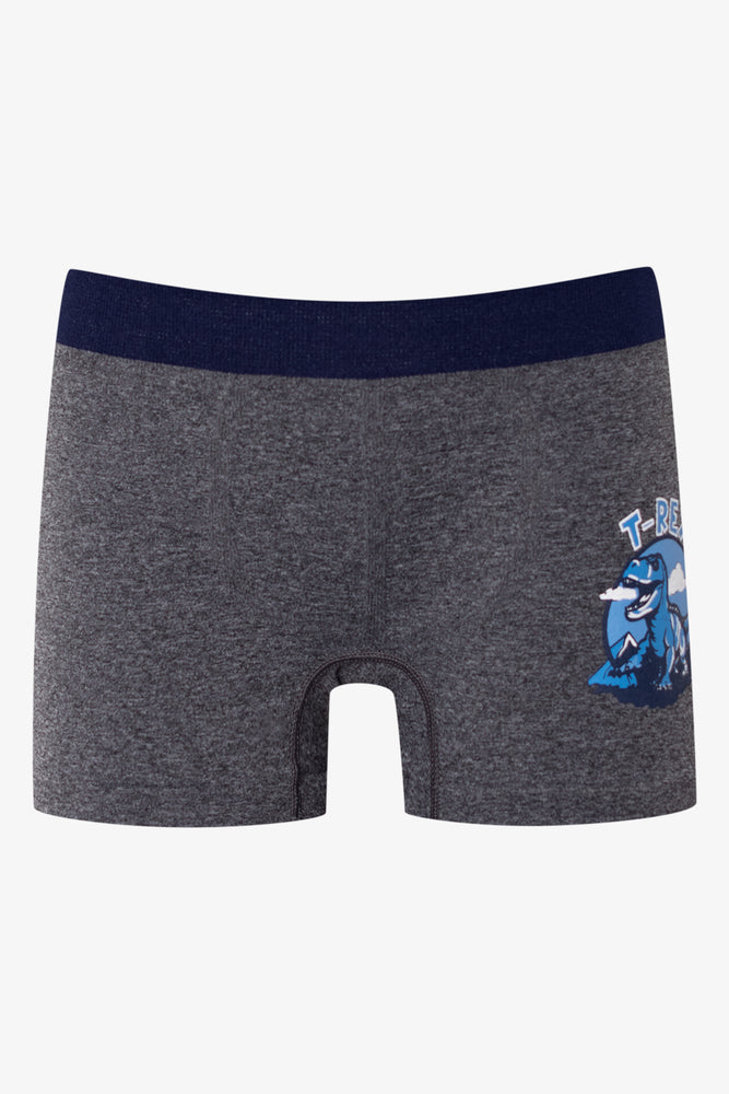 3 Pack Seamless Boxers Dark Grey And Blue