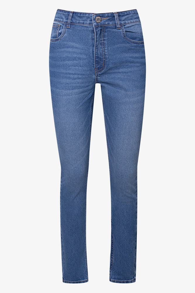 High Rise Skinny Denim Jean Blue