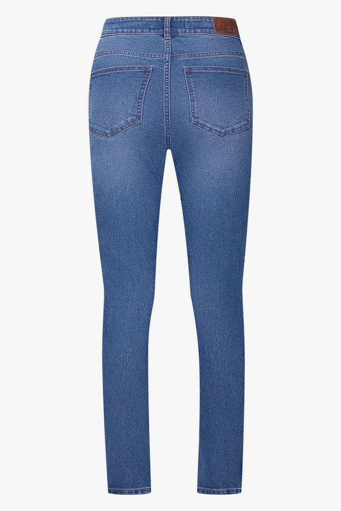 High Rise Skinny Denim Jean Blue
