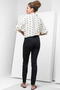 High Rise Skinny Denim Jean Black (2)