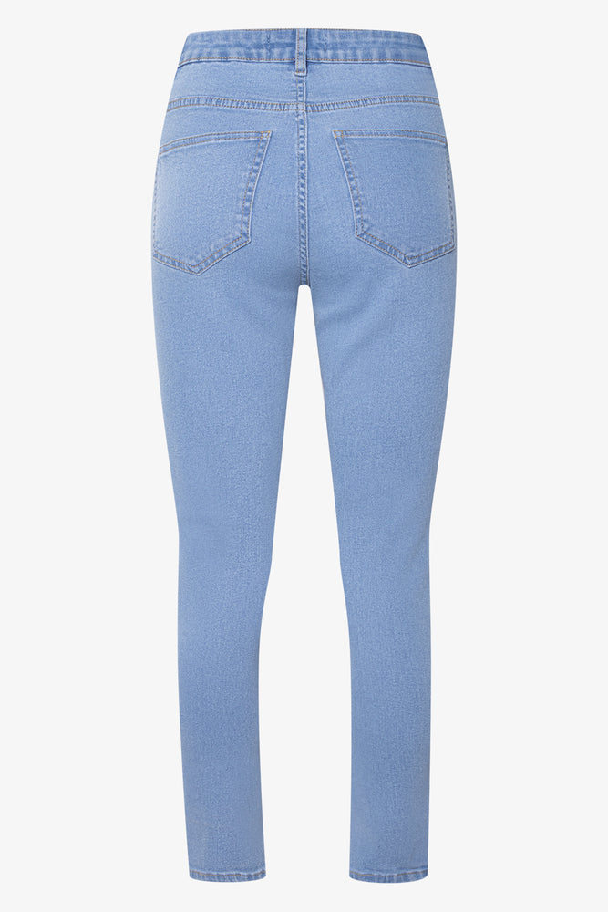 Tube Skinny Denim Jeans Light Blue