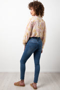 Ripped Skinny Denim Jeans Blue (3)