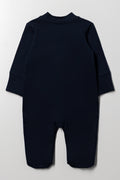 Interlock Babygrow Navy (2)
