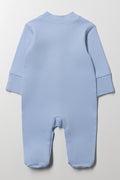 Interlock Babygrow Blue (2)