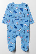 Dinosaur Babygrow Blue